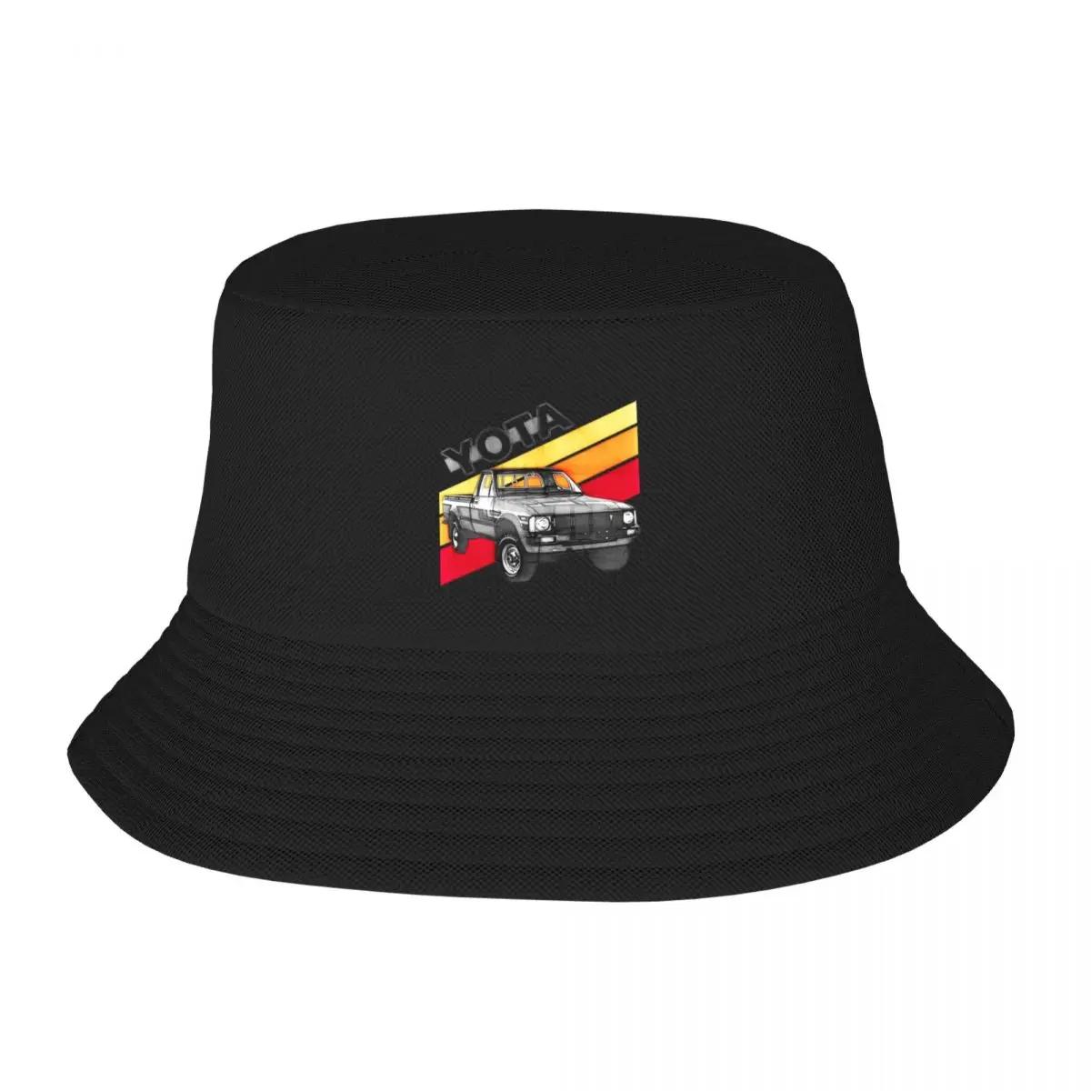 New Vintage YOTA Pickup Truck Graphic Bucket Hat GentleUnisex Hat Unisex Caps Womens