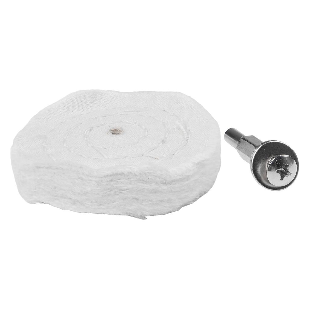 4in100mm Cloth Polishing Mop Wheel Pad For Power/battery Drill Buffing Grinder Buffing Polishing Wheels Cotton Lint Cloth 1 1