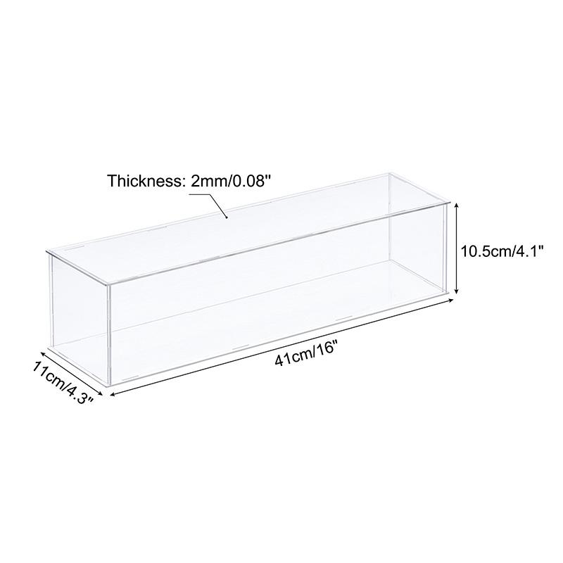 Acrylic Display Case for Collectibles Figures Toys Clear Plastic Box Cube Storage Box Assemble Dustproof Protection Showcase