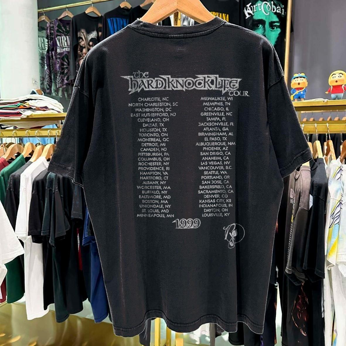1999 Hard Knock Life Tour Promo T-Shirt Black XXL S