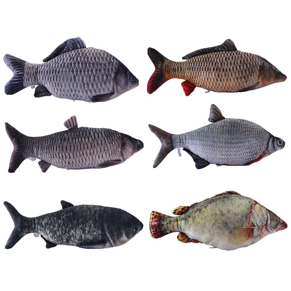 Mossambica Simulation Fish Plush Toys Tilapia Fish Anime Pillow Dolls Home Decoration