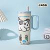 750ml Large Capacity Ice Cream Cup 316 Stainless Steel Insulated Bottle Double-layer Vacuum Portable Handle Car Cup