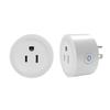 ZFSZ Smart Wi-Fi Plug - Wireless Remote Control Socket with Timer Function, Voice Control Works with Alexa & Google Home, Compact Design