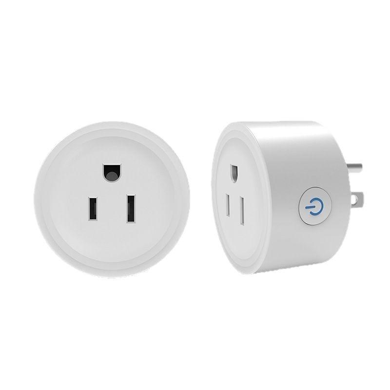 ZFSZ Smart Wi-Fi Plug - Wireless Remote Control Socket with Timer Function, Voice Control Works with Alexa & Google Home, Compact Design