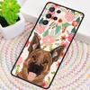 German Shepherd Dog pattern Silicone Phone Case For Samsung Galaxy note 10 pro S26 S25 S24 S23 S22 S21 Plus S25Ultra Capa Cover