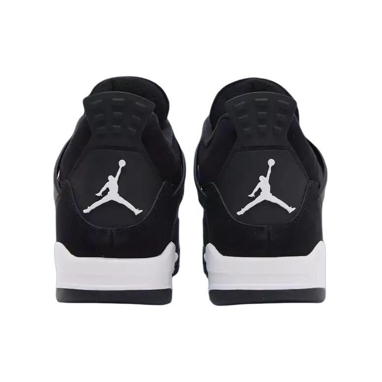Air Jordan 4 Retro TD White Thunder Baby Sneakers Black FV4538-001