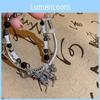 Double Alloy Chic Layer Bracelet For Women New Chinese Style Jewelry
