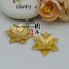 Iron Hanfu Flower Accessory: 35mm Beaded Lotus Base
