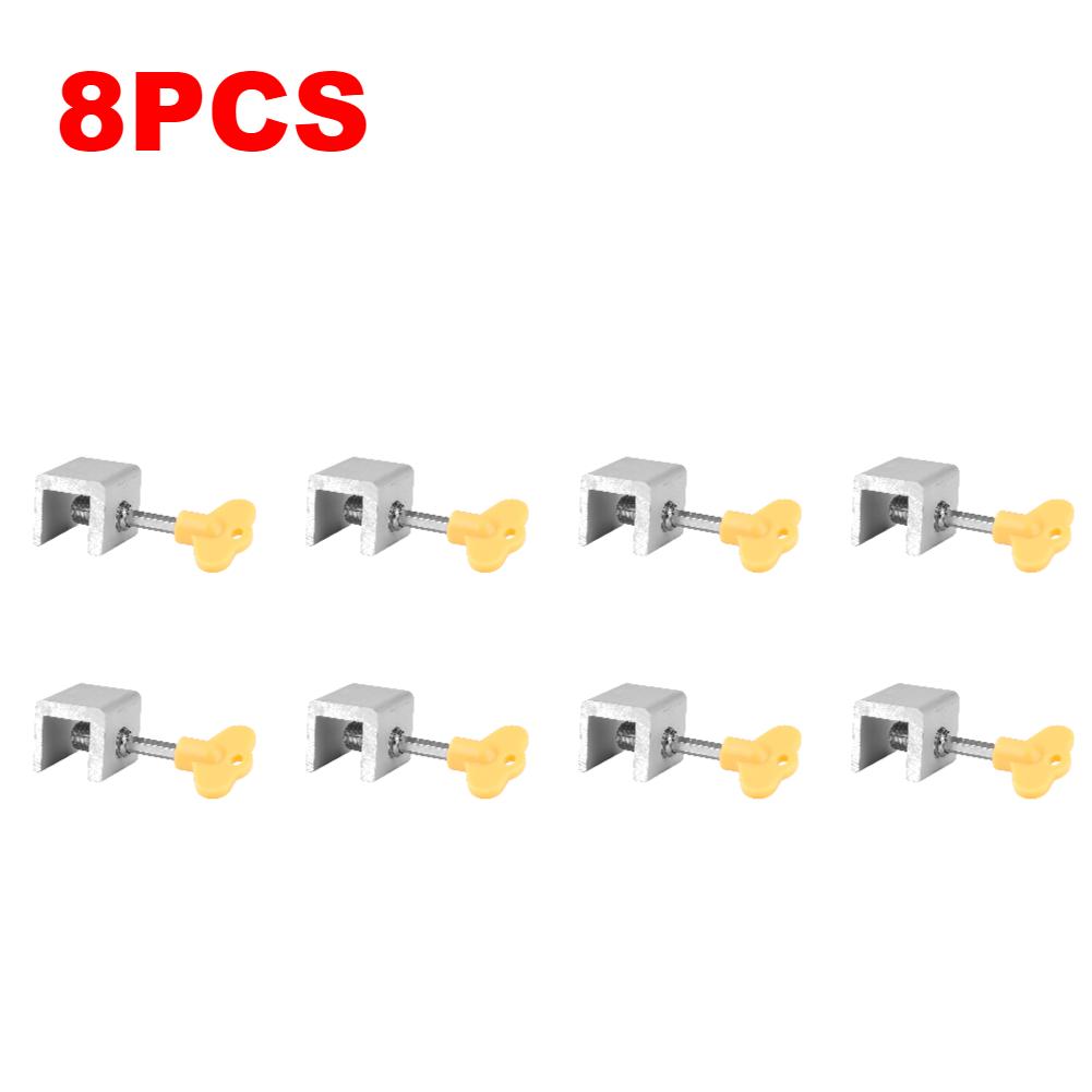 1-10Pcs Window Lock Security Lock Limit Sliding Door Windows Restrictor Child Safety Anti-theft Door Stopper Home Improvement