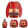 Ugly Womens Mens Christmas Sweater Sweatshirt Xmas Knitted Pullover Tops Hoodie