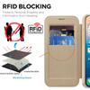 For iPhone 17 Pro Max Case Compatible with MagSafe RFID Blocking Card Holder Leather Phone Cover