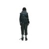 Adidas Originals X Hamcus Collaboration FW23 Solid Color Quilted Logo Drawstring Zipper Down Vest Unisex Vests Black IX4345