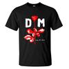 2024 Amazing Tee Men Rose Tops Black By Depeche Mode T Shirt Casual Oversized Double-sided Male Casual Graphic Streetwear Unisex