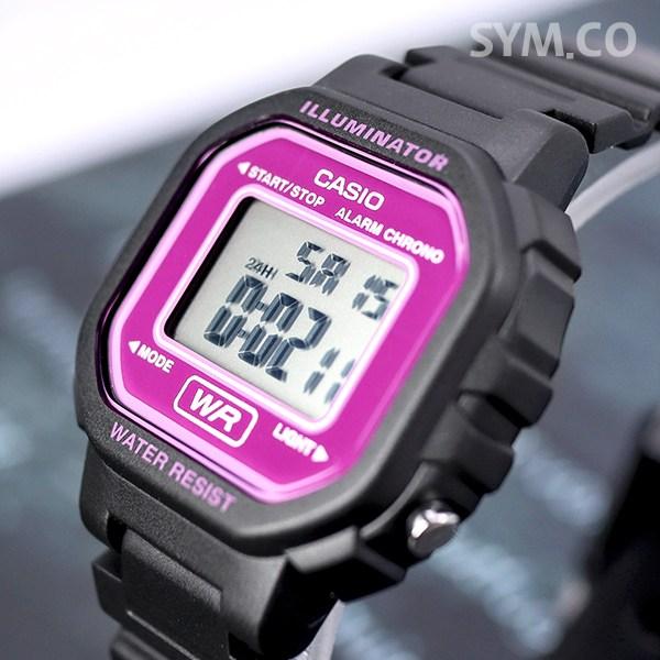 Casio Women's Square Colorful Student Casual Fashion Wristwatch