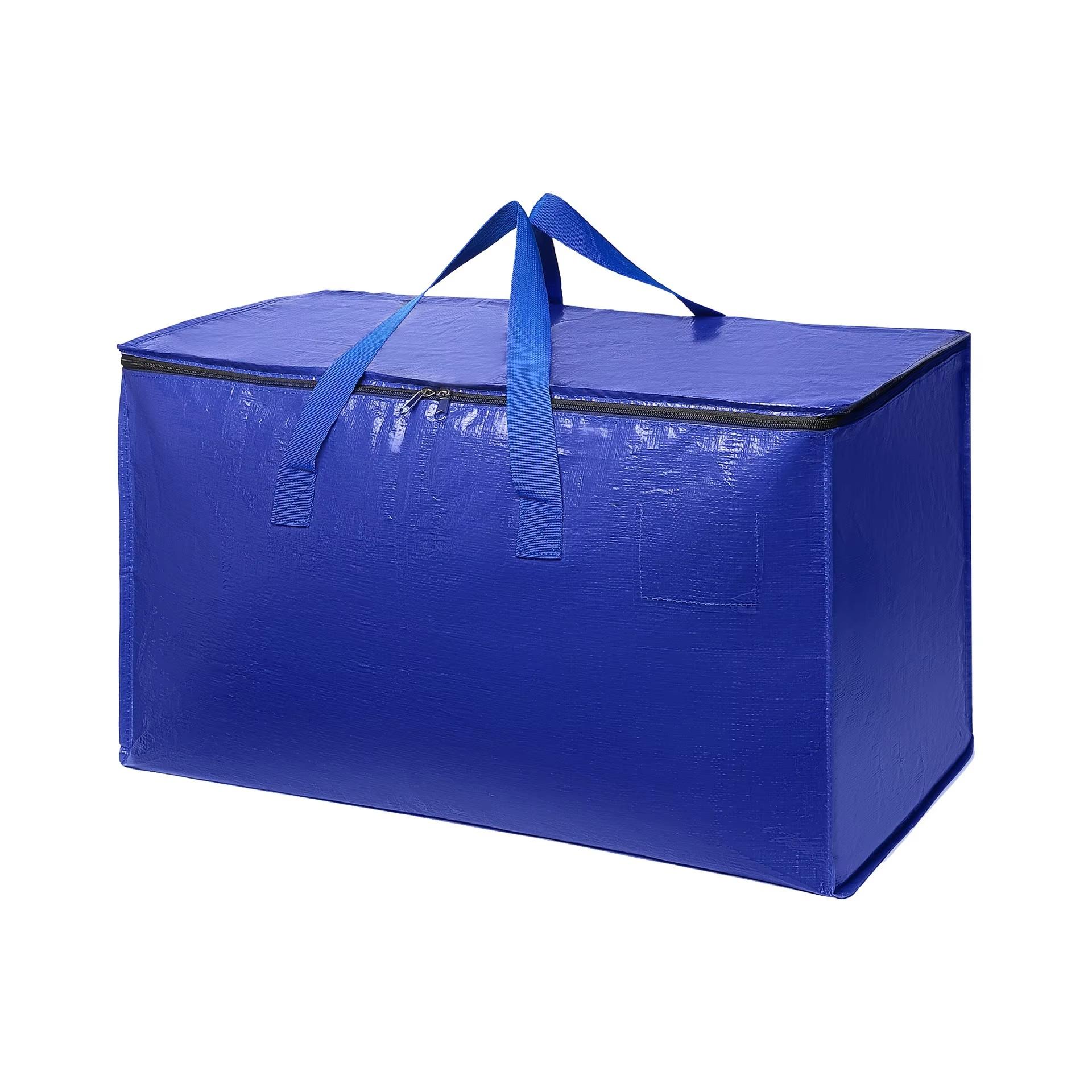 Большие сумки для переезда, прочные сумки для хранения, упаковка и переезд, складные принадлежности для переезда с большой емкостью 88 л синий
