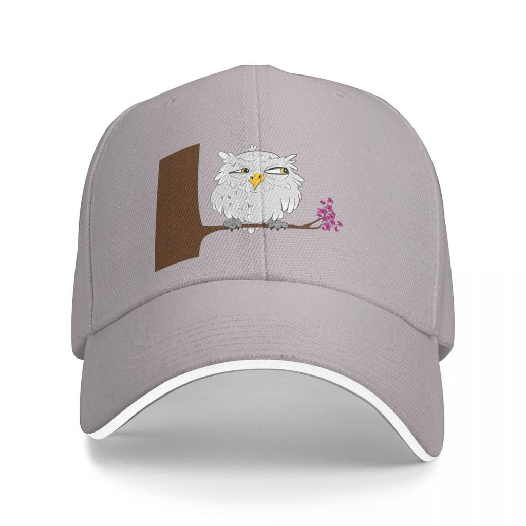 Suspicious Owl Baseball Cap Fluffy Hat Tea Hats Hats Man Women'S