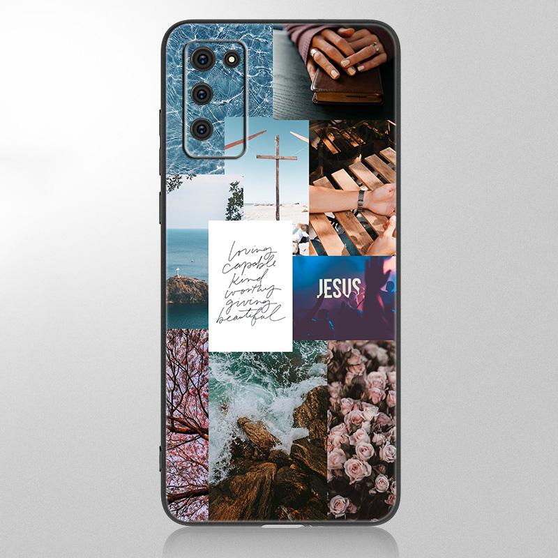 Bible Jesus Christ Christian Case For Samsung Galaxy A12 A02S A22 A32 A52 A72 A71 A51 A41 A31 A21 A11 A50 A70 A10S A20S  Cover