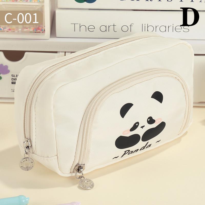 Kawaii Pen Bag Cartoon Student Pencil Box Stationery Case Large Capacity Cosmetics Storage Bag Student Gifts