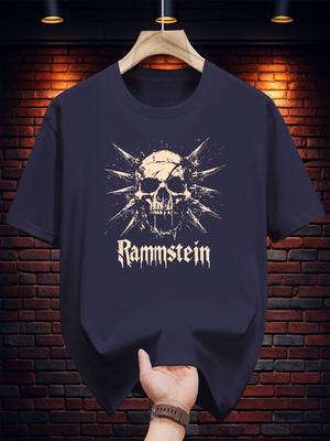 Skull Graphic T-shirt - "Rammstein" Band Design