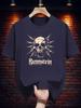 Skull Graphic T-shirt - "Rammstein" Band Design