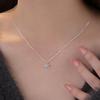 Autumn Winter Snowflake Necklace Sweet Gentle Ins Premium Necklace Accessory Gift Choice