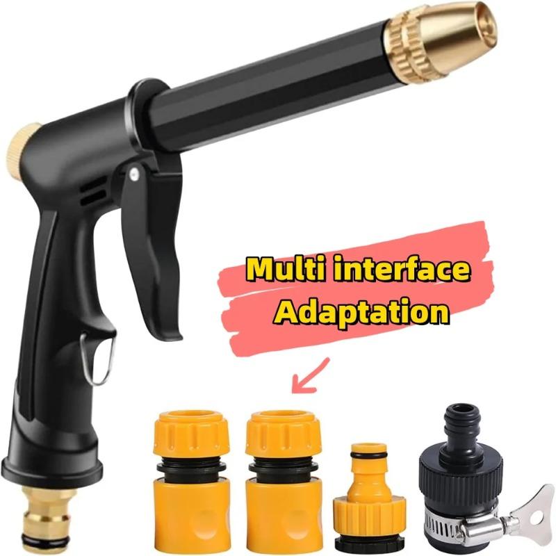 Portable High-pressure Water Gun Adjustable Cleaning Car Wash Machine Garden Watering Hose Nozzle Sprinkler Foam Water