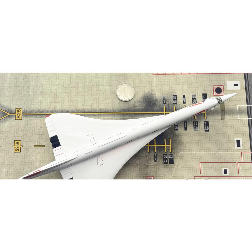 1/200 British Concorde Aircraft Model G-BOAG  Alloy Finished Product Collection Model