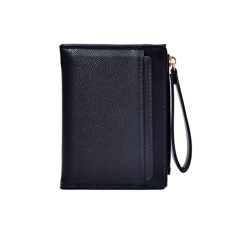 

2025 новый женский кошелек женский высококлассный короткий студенческий женский кардхолдер кошелек ins многофункциональная сумка для мелочи чёрный