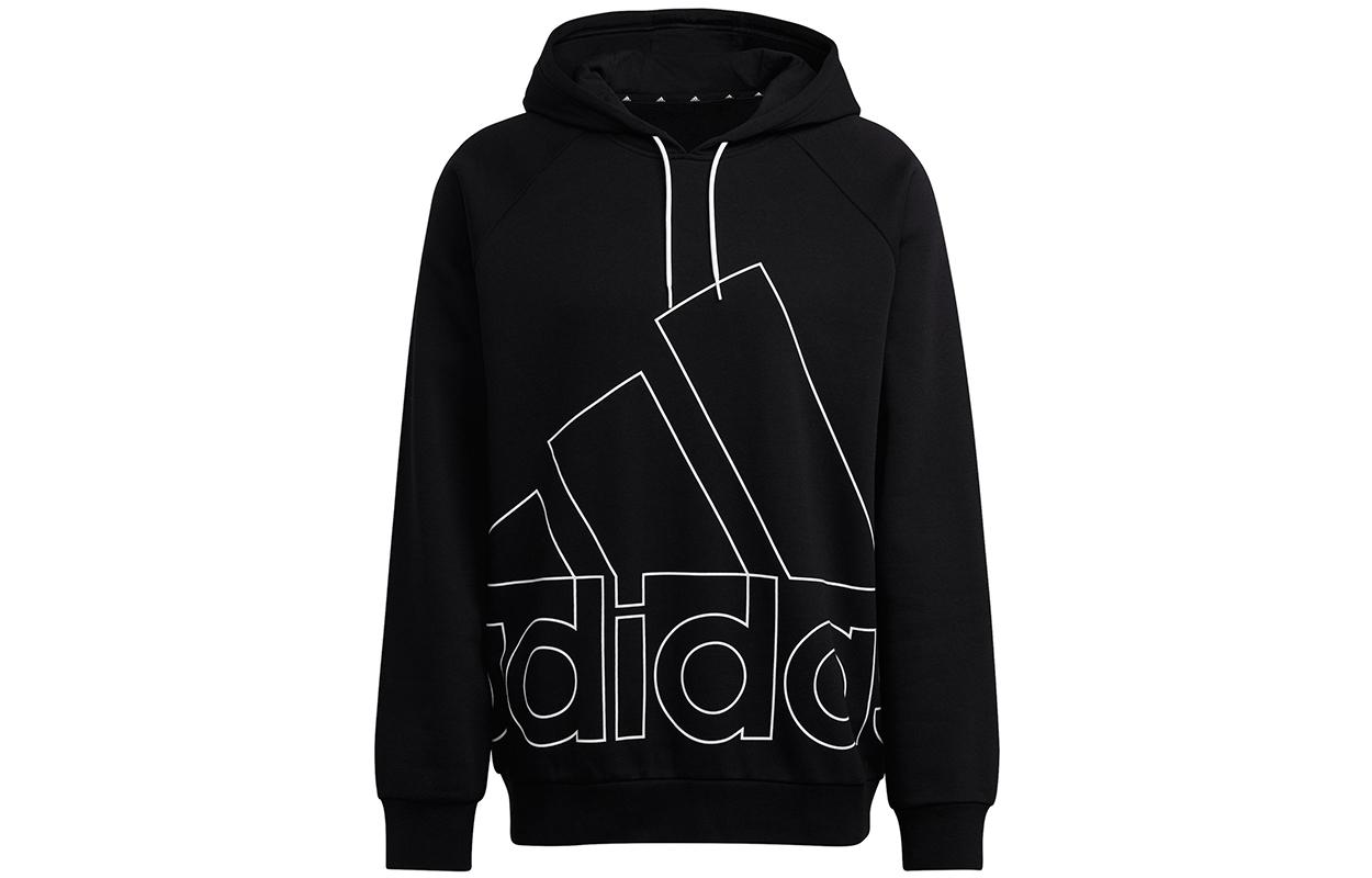 Adidas Sweatshirts Men s Black Hooded Moderate Regular HB5089 S