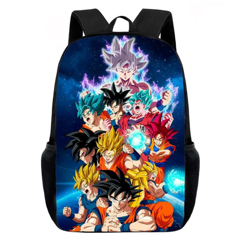 Dragon Ball Super Printed Kids School Backpack Elementary Students Lightweight Ergonomic Design