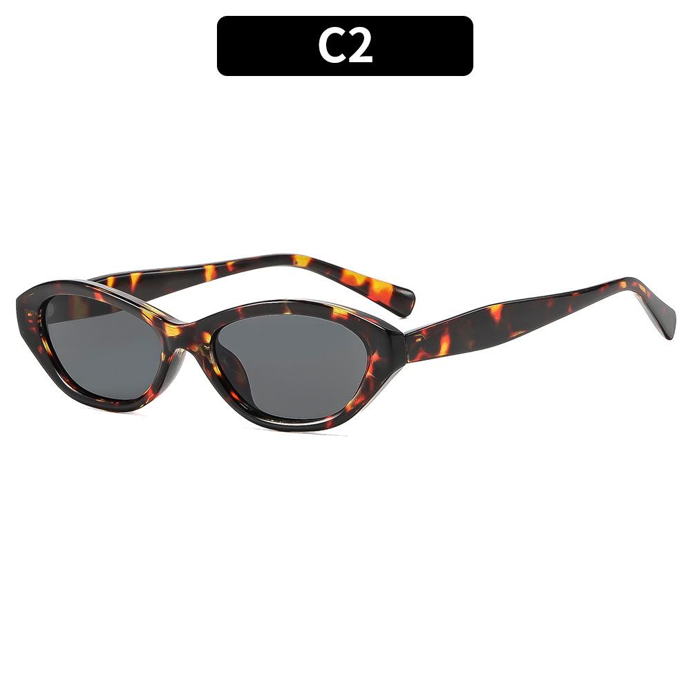 European and American fashion new irregular cat eye sunglasses advanced sense UV protection sunglasses personalized trend glasses women