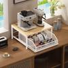 Countertop Coffee & Microwave Oven Storage Rack for Tea Bags, Water Dispenser & Cups
