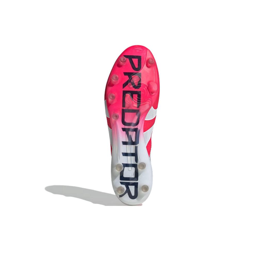 adidas Predator Elite Schnürlose AG Pure Victory Pack Unisex-Sneaker Lucid-Rot Wolkenweiß Core-Schwarz ID3817