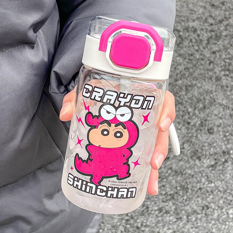 

Straw water cup for girls, high value and easy-to-use cute cup, high borosilicate glass, household resistant Single cup