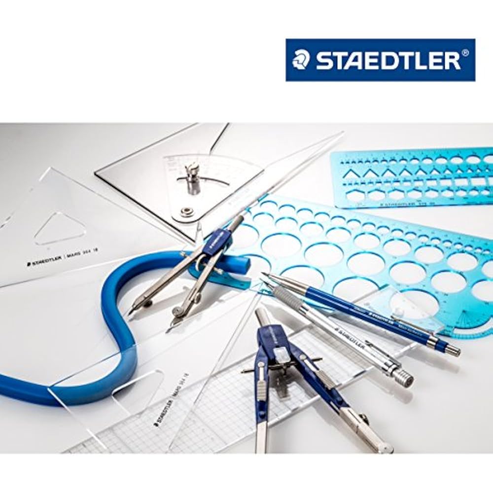 Staedtler Ruler Triangle Scale Aluminum Construction 987 30-13