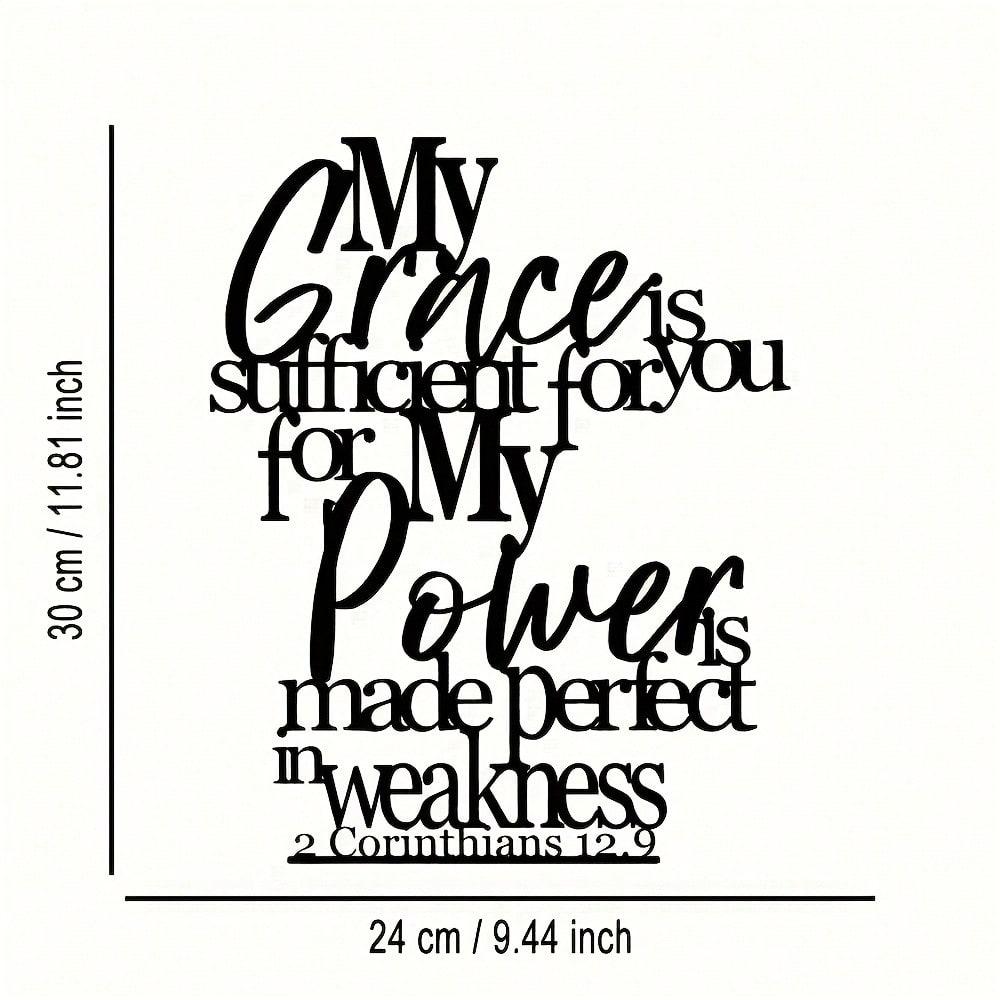 Metal Wall Art Religious Scripture Halloween Home Decor Gift