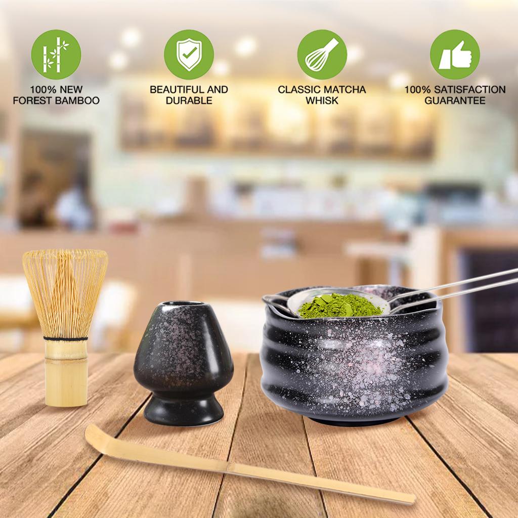 5 Pcs Matcha Whisk() Matcha Bowl Japanese Set for Japanese Tea Ceremony