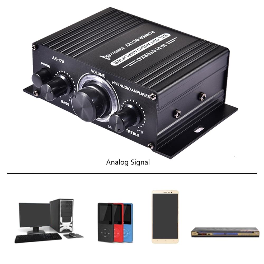 12V Amplifier HiFi Car Stereo Music Receiver FM MP3 Power-Amplifier