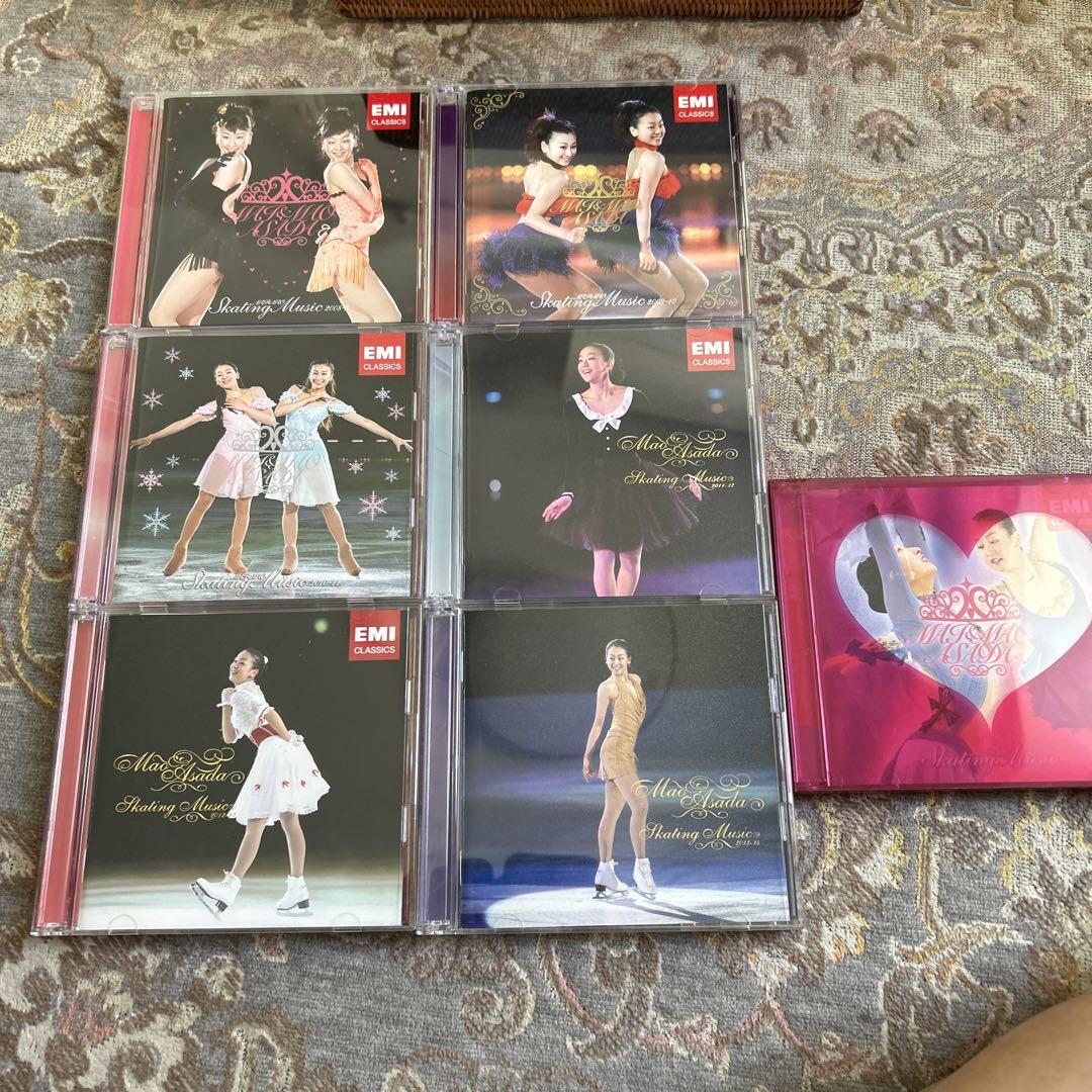 

[USED] Mao Asada Skating Music 2011-12 7 disc set with DVD
