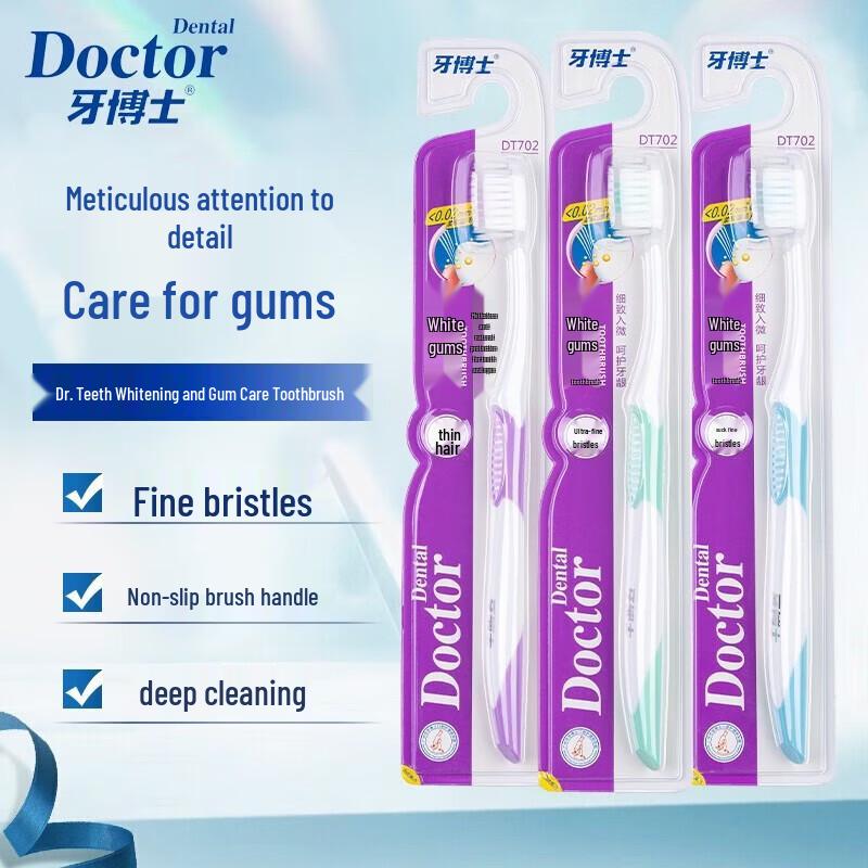 Dr. Tooth Whitening Soft Bristle Toothbrushes (6-Pack)