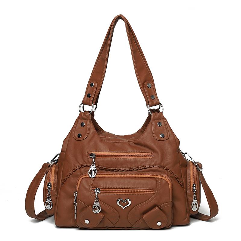 Dames Tote Bag Grote Capaciteit Schoudertas Draagbare Crossbody Tas