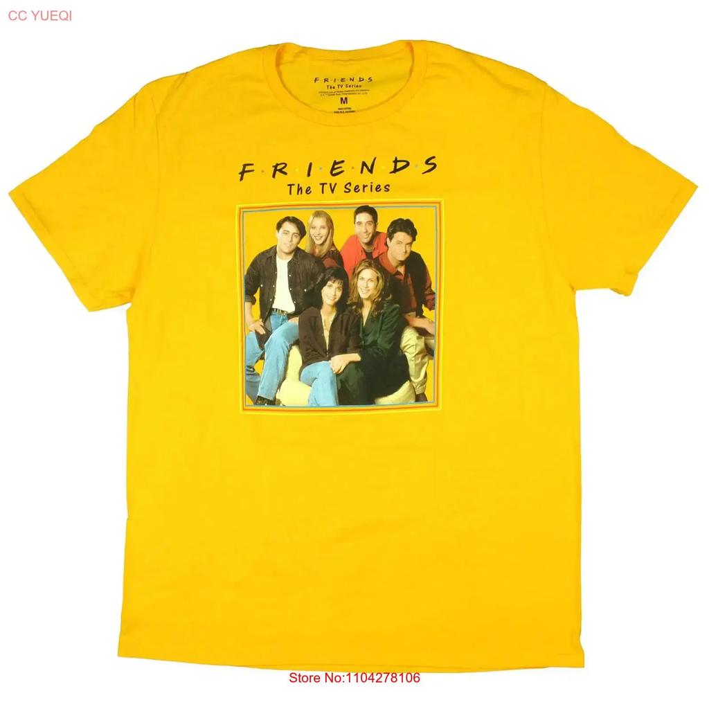 Friends The TV Series Adult Television Show Group Photograph T Shirt Large vintage Washed Casual Unisex designer clothes