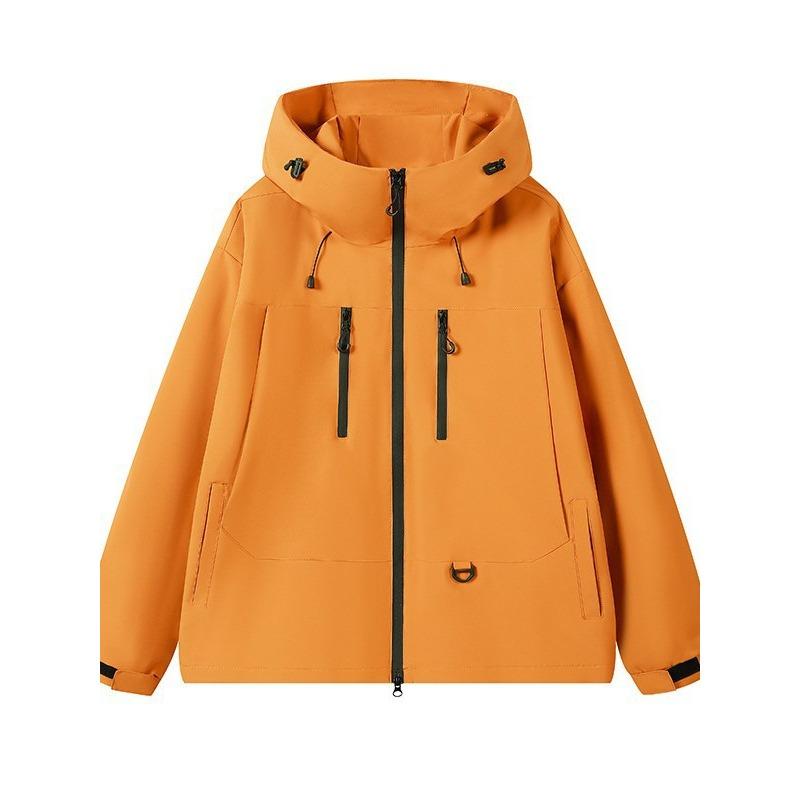 Couple Outdoor Mountain Single-pull Jacket Spring and Autumn New Thin American Functional Waterproof Outdoor Top