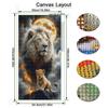 Lion Owl Wolf Large Size Diamond Painting New Collection Wild Animals Diy Full Drill Rhinestone Embroidery Mosaic Cross Stitch Kits