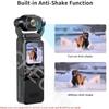 NEW 4K Touch Screen Portable MINI Vlog Camera Pocket Sports Camera with Gimbal Handheld Stabilizer Body Camera Video Recording