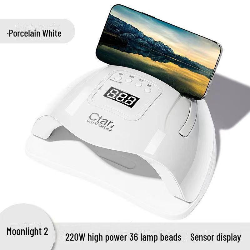 Hochleistungs-Schnelltrocknungs-Nagelkunstlampe: Kein Schwarzwerden der Hände, perfekt zum schnellen Trocknen von Nagellack.