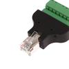 Computer Related Connection And Connectors Rj45 Female To Screw Terminal 8 Pin Connector Ethernet Cable Extender Adapter