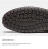 Men's Trendy European & American Slip-On Leather Casual Driving Shoes - Breathable Low-Top, Large Sizes Available