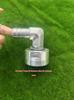 IBC Tote Quick Connector: Aluminum Alloy, Coarse Thread to 1", 1.5", 2" Insert Pipe Connector.