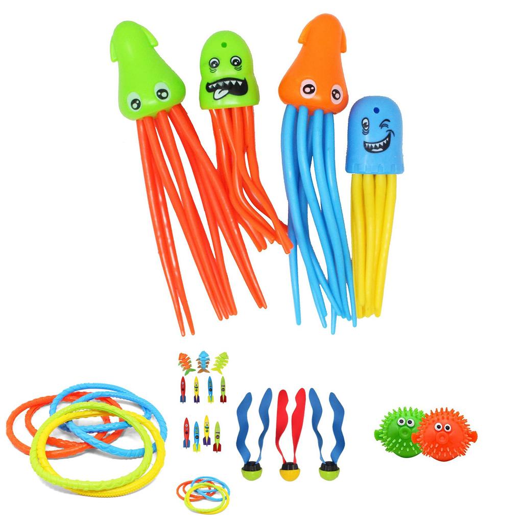 Buntes Kinder Tauchspielzeug Set Mit Wasserringen Torpedo Pool Spaß Für 3 Bis 6 Jährige
